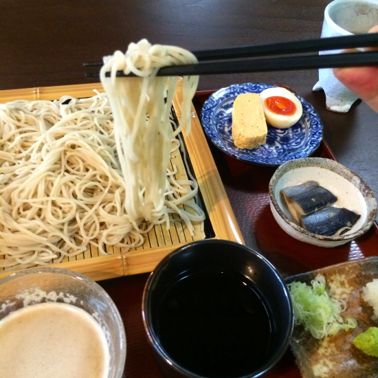 鳴瀧園ふくろう亭そば定食